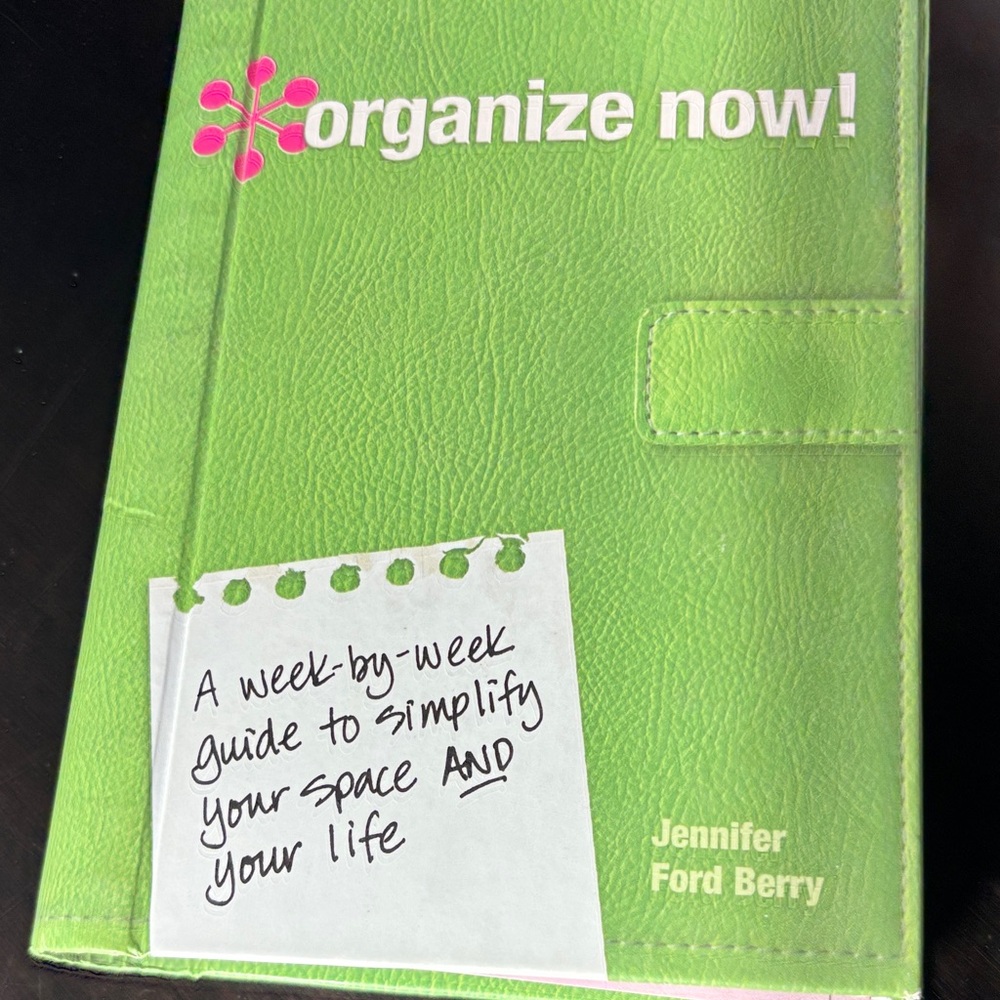Organize Now! Green Planner by